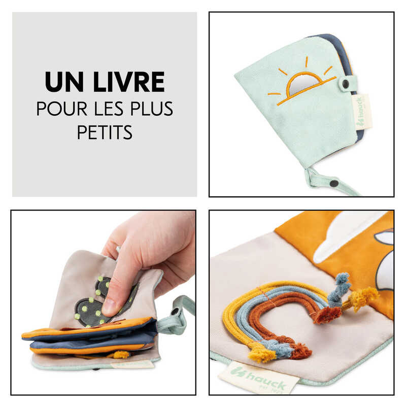 Jouet en bois pour chaise haute Hauck Play Reading S Animals Hauck livre
