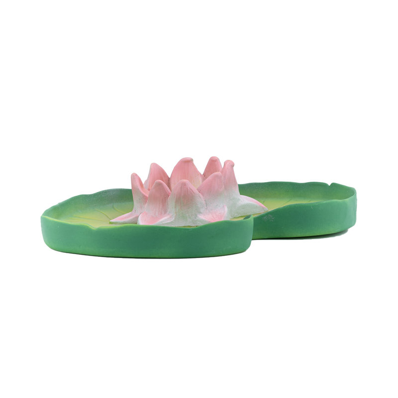 Jouet de bain de dentition Nénuphar Water Lily Oli & Carol côté