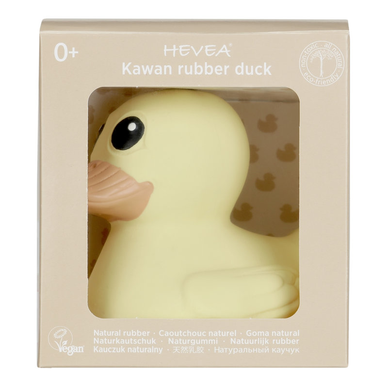 Jouet de bain en Caoutchouc Mini Canard Kawan Hevea packaging