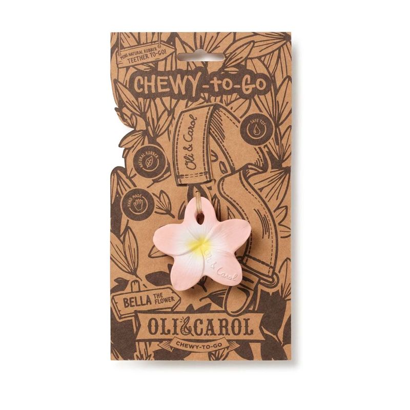 Jouet de dentition Bella La Fleur Oli & Carol packaging