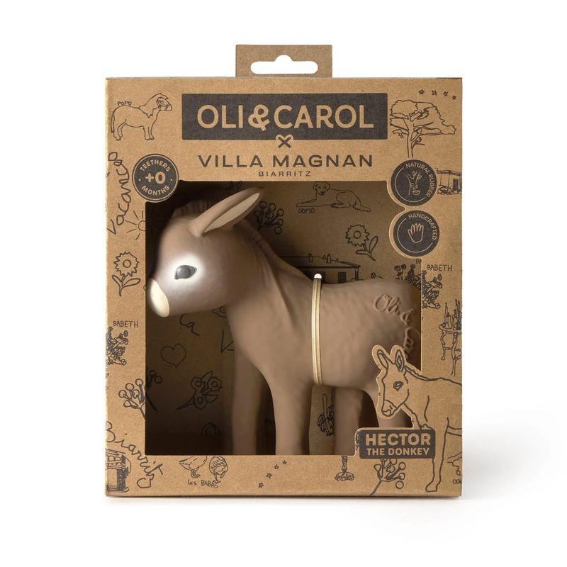 Jouet de dentition Hector l'âne OLI & CAROL packaging