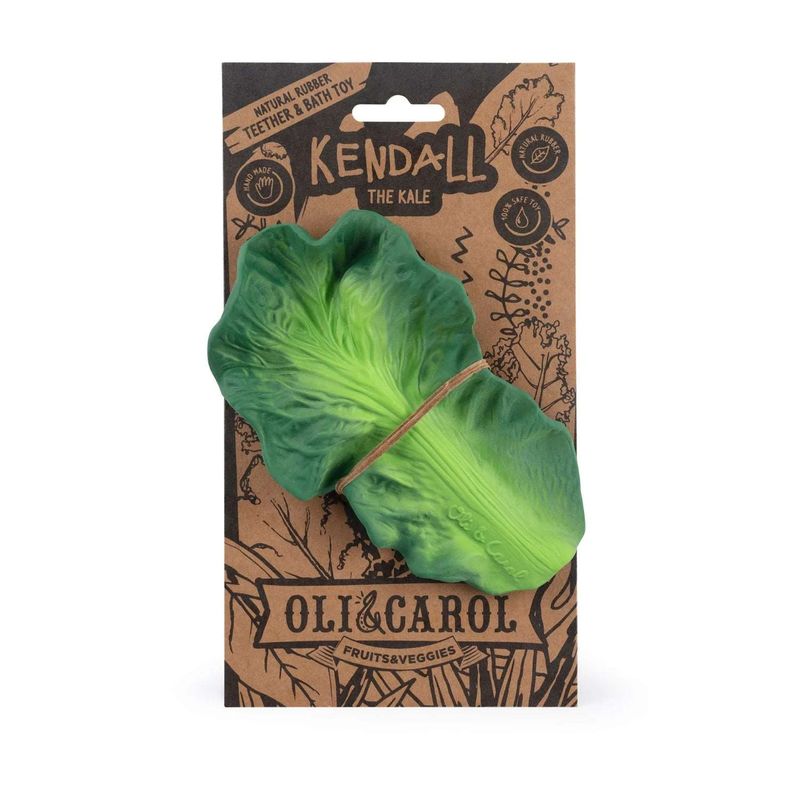 Jouet de dentition Kendall le Chou Kale Oli & Carol packaging