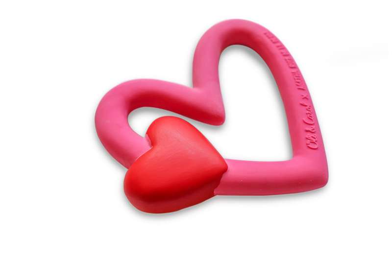 Jouet de dentition Coeur Agatha Ruiz de la Prada Oli & Carol angle