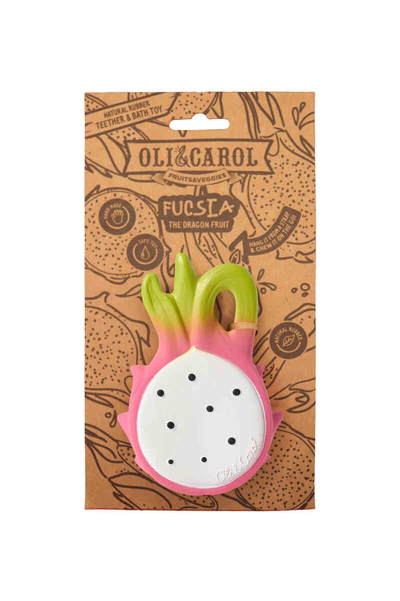 Jouet de dentition Fushia le Fruit du Dragon Oli & Carol pack