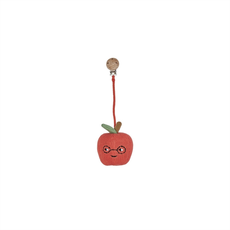 Jouet d'éveil à attacher Yummy Apple Oyoy produit face