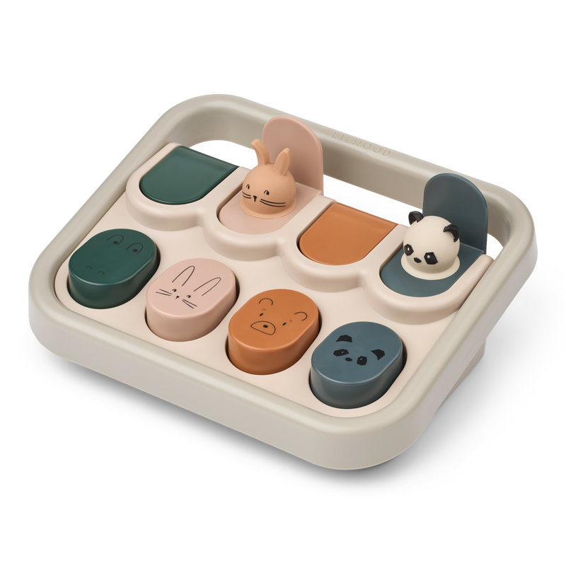 Jouet Pop-Up Animaux Aviva Liewood côté 