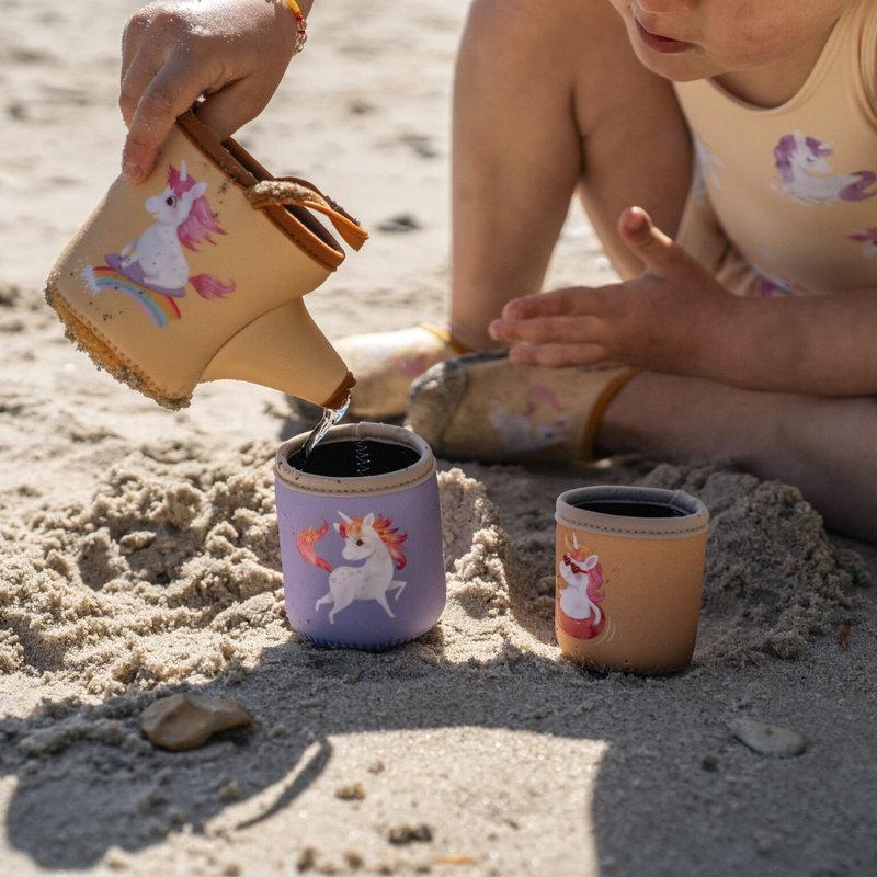 Jouets de bain en néoprène Gobelets d’activités licorne FILIBABBA lifestyle 1
