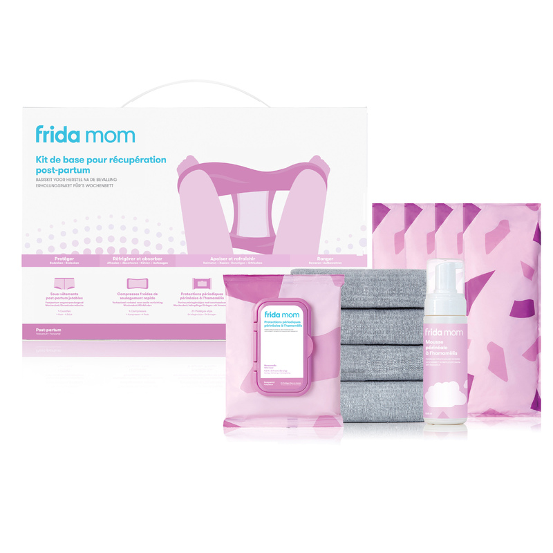 Kit de base pour récupération post-partum Frida packaging français