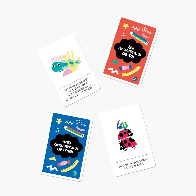 Kit de discussion Parle moi de moi Minus Editions cartes