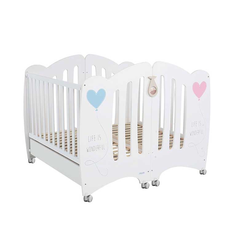 Kit lit jumeaux adaptateur lit double Micuna - Bambinou