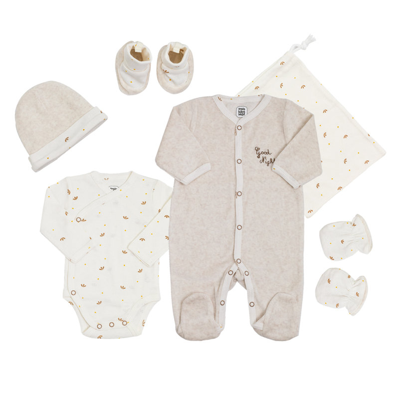 Kit Naissance Good Night taille 0 mois Trois Kilos Sept kit 