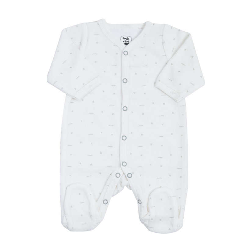 Kit Naissance Sauge taille 0 mois Trois Kilos Sept pyjama
