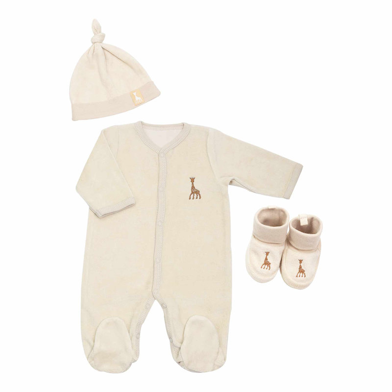 Kit Naissance Sophie la Girafe 1 mois Trois Kilos Sept kit 