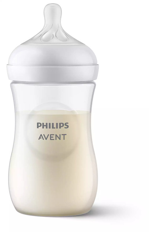 Kit nouveau-né Natural Goupillon et 3 biberons Natural 125, 260 et 330 ml Phillips Avent 260ml