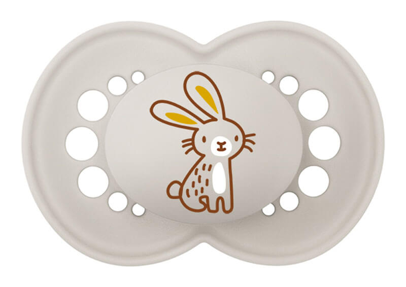 Kit Sucette en silicone et Attache sucette 18 mois+ Aléatoire MAM sucette jaune