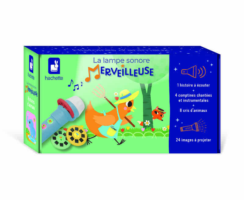 Lampe Sonore Merveilleuse - Animaux Janod package