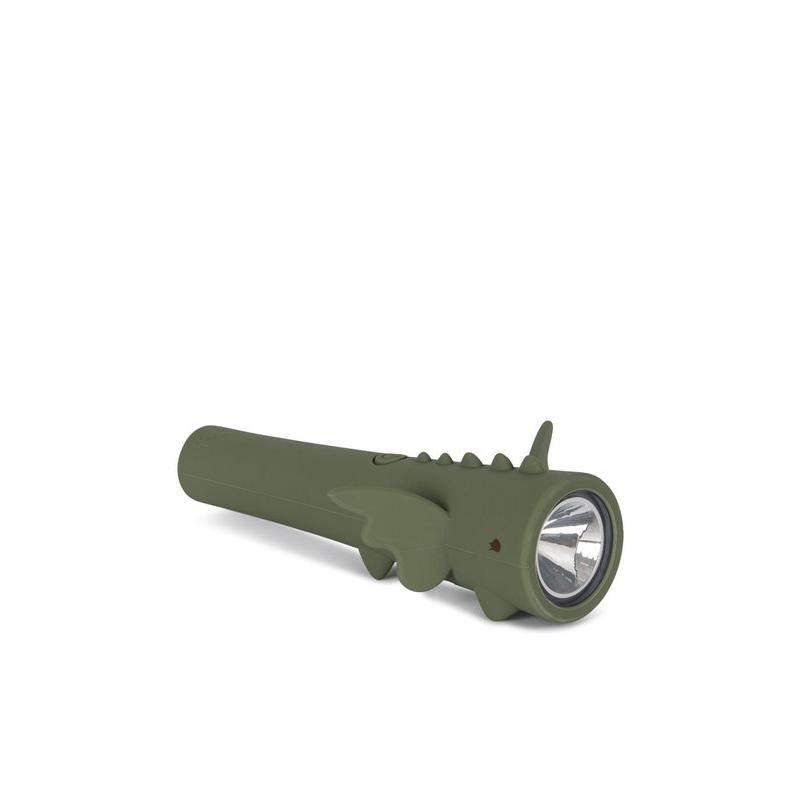 Lampe Torche Dragon Olivine Konges Slojd de face