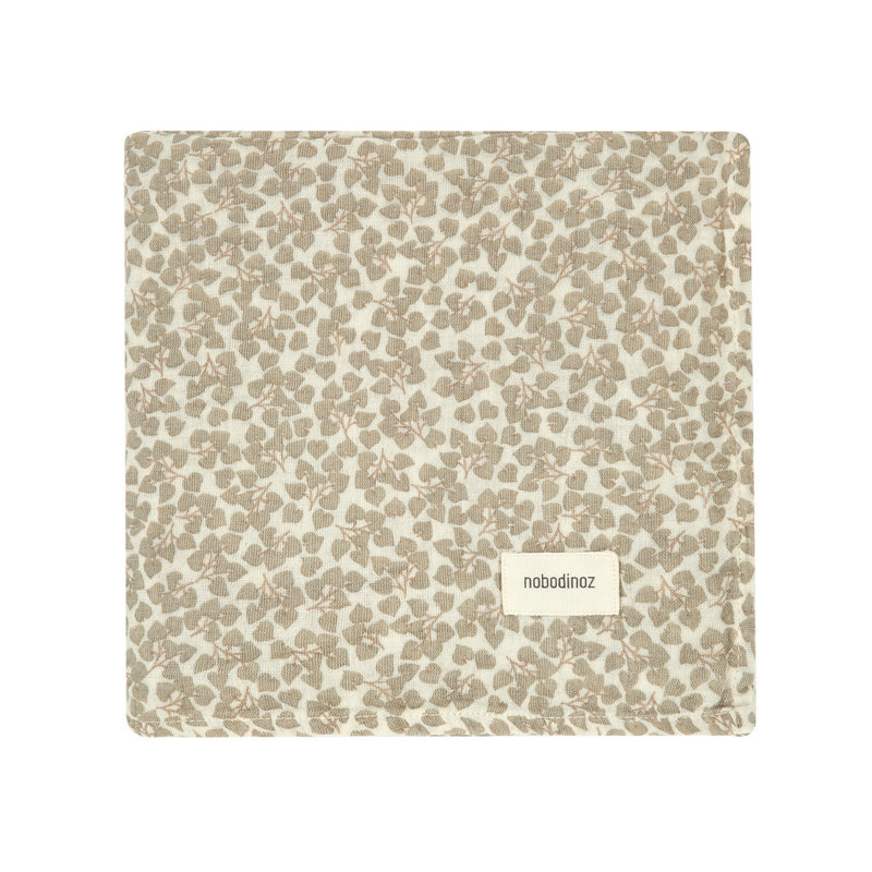 Lange en double gaze de coton lavé Wabi-Sabi Light Green Yumiko Nobodinoz lange