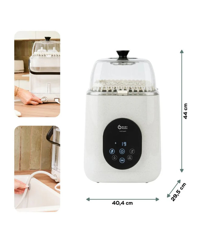 Lave-Biberon Nutriwash Babymoov dimensions