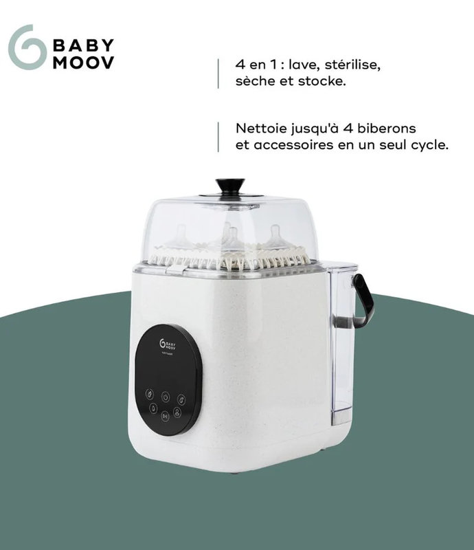 Lave-Biberon Nutriwash Babymoov fonctions