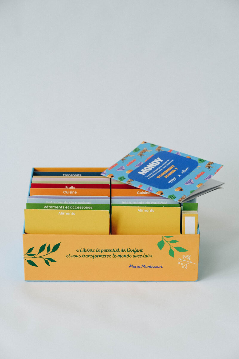 Le Giga Mondy, 600 cartes Montessori Observe Montessori Produit face2