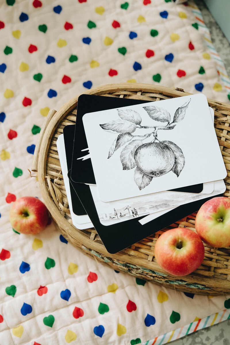 Le Mondy des P'tits artistes : 20 cartes constratées Noir et Blanc Observe Montessori Produit variante4