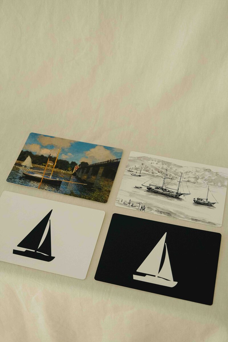 Le Mondy des P'tits artistes : 20 cartes constratées Noir et Blanc Observe Montessori Produit variante2