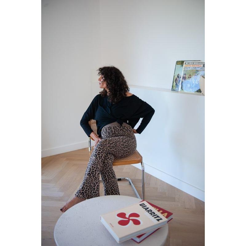 Legging de grossesse sans coutures évasé Leopard L/XL MAMA HANGS lifestyle 1