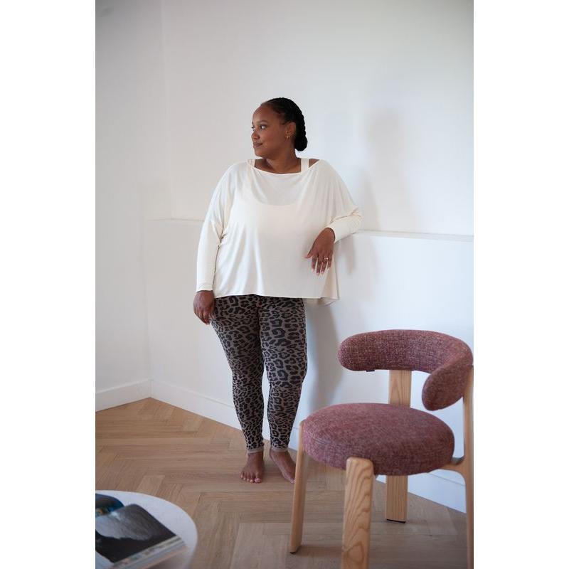 Legging de grossesse sans coutures Leopard L/XL MAMA HANGS lifestyle 5