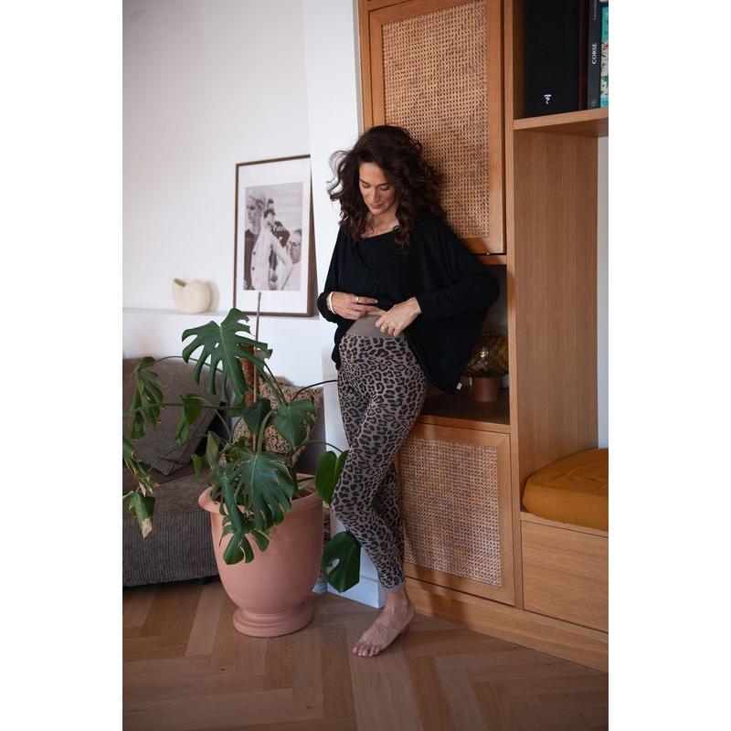 Legging de grossesse sans coutures Leopard L/XL MAMA HANGS lifestyle 7