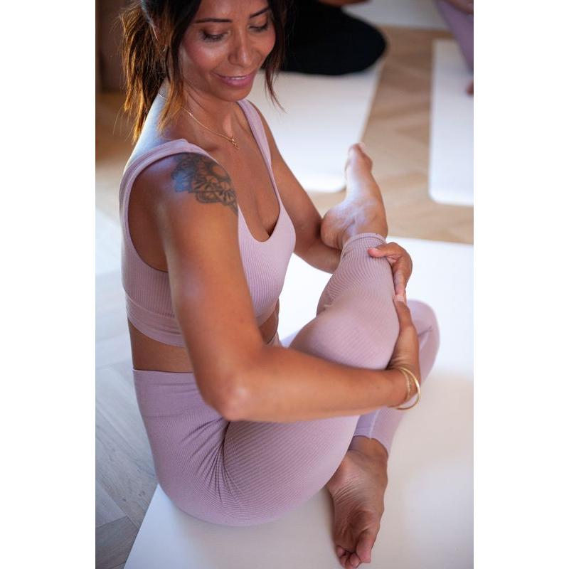 Legging de grossesse sans coutures Terracotta L/XL MAMA HANGS lifestyle 1