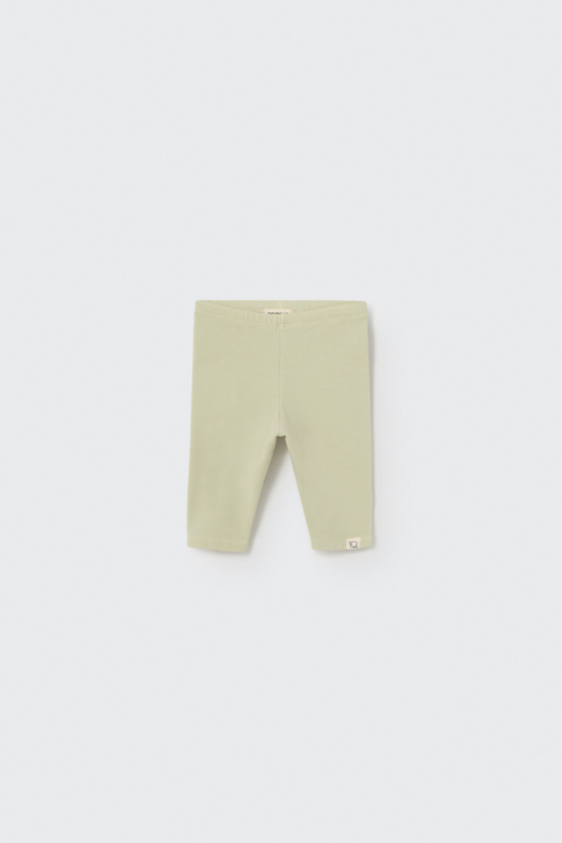 Leggings en peluche douce Tender Green COZMO face