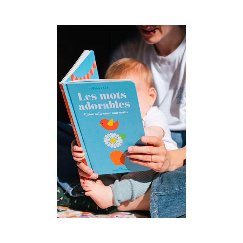 Livre Les mots adorables couverture lifestyle Bambinou