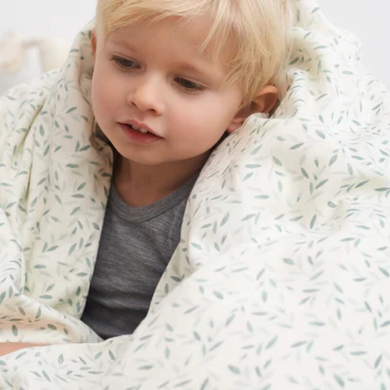 Linge de lit, Junior, 100 x 140 cm Green Leaves Cam Cam Copenhagen lifestyle 