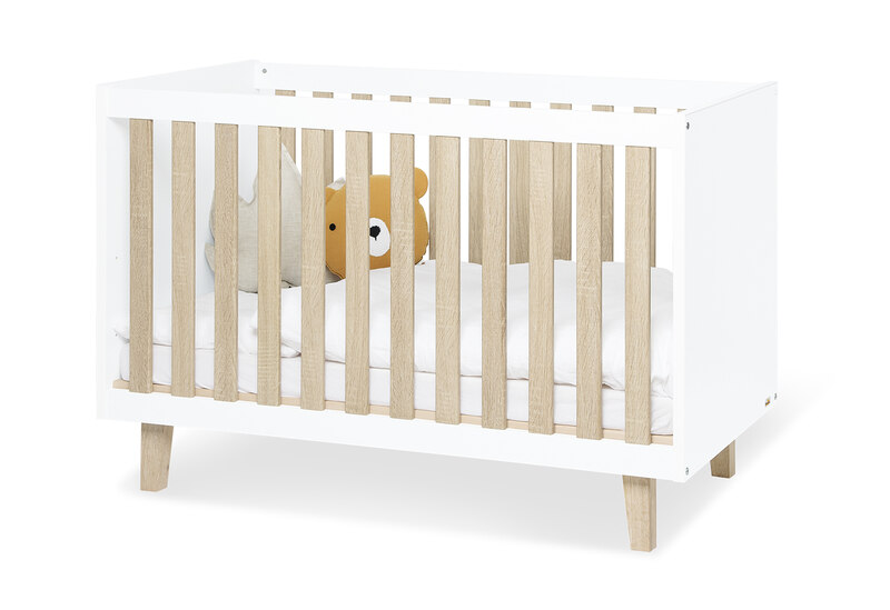 Lit bébé 60 x 120 Lumi Pinolino produit face