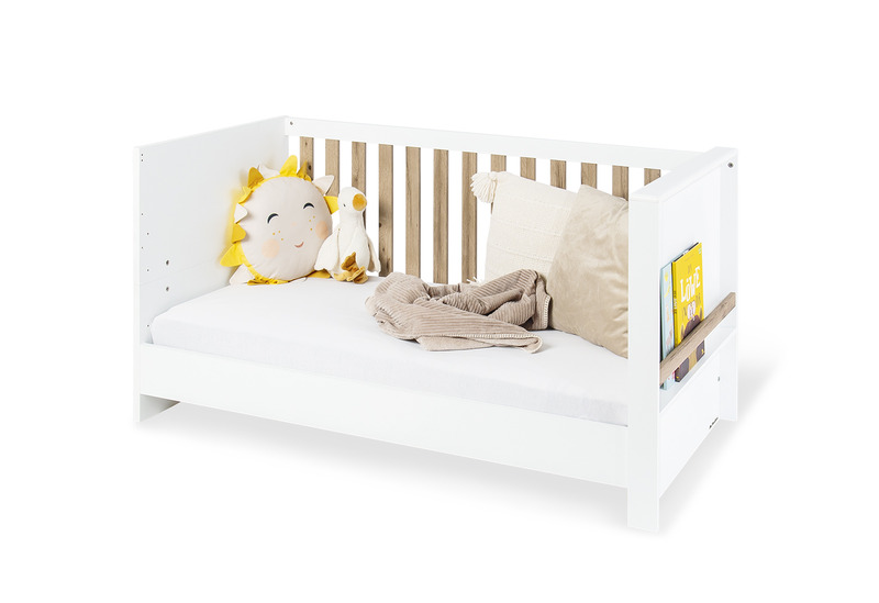 Lit bébé évolutif 70 x 140 Lova pinolino ouvert