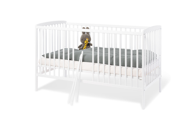 Lit bébé 70 x 140 Malte Pinolino barres