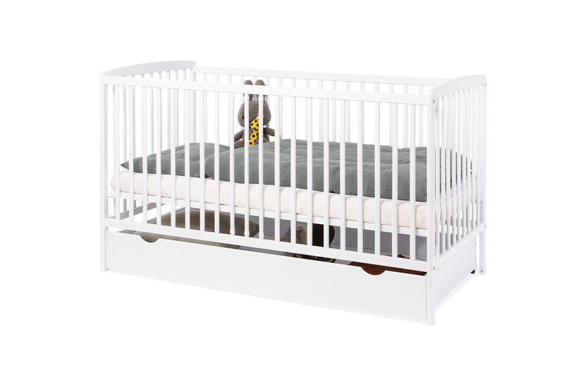 Lit bébé 70 x 140 Malte Pinolino lit rangement