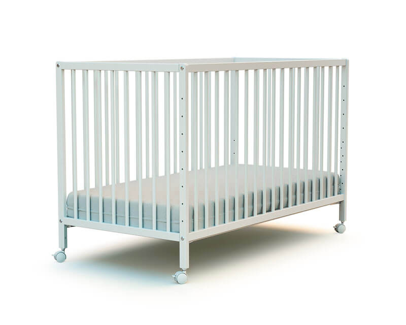 Lit bébé-cododo Webaby 60x120 blanc AT4 lit