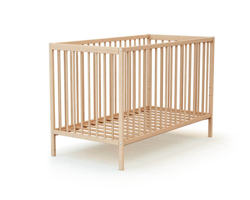 Lit bébé Essentiel 60x120 lit en bois lit évolutif AT4 - Bambinou