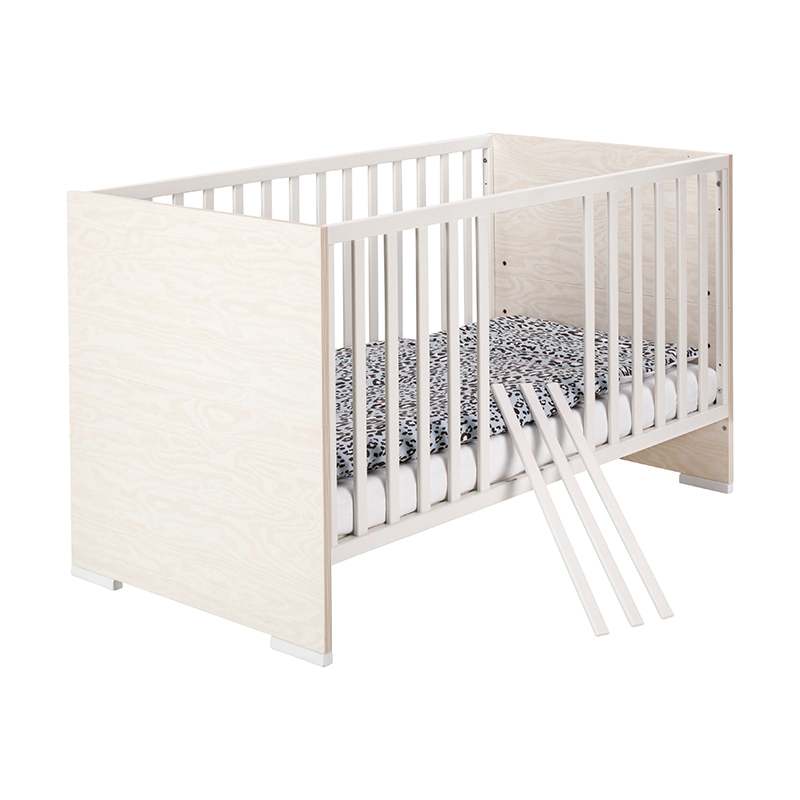 Lit bébé 70x140 Aurore blanc