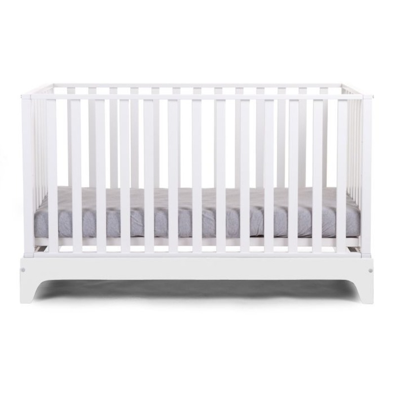 Lit Bébé Evolutif Blanc 70x140 Childhome bas