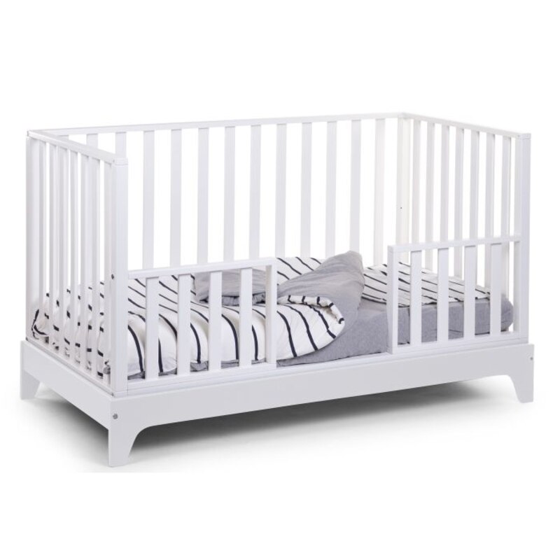 Lit Bébé Evolutif Blanc 70x140 Childhome lifestyle 1