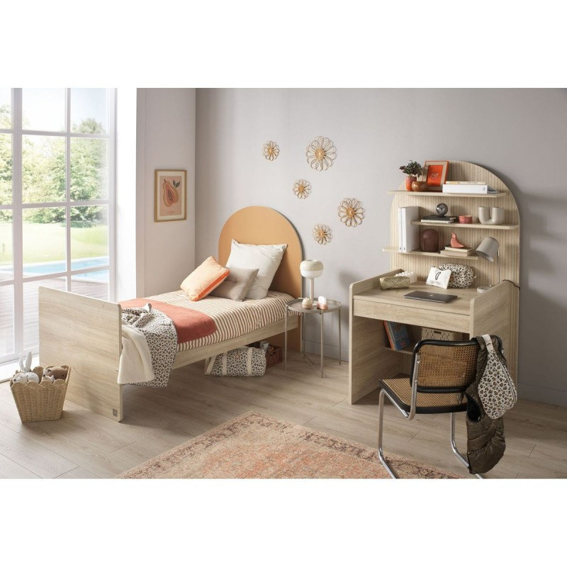 Pack Duo Arche Lit évolutif Caramel + Commode à langer/Bureau Sauthon lifestyle 6
