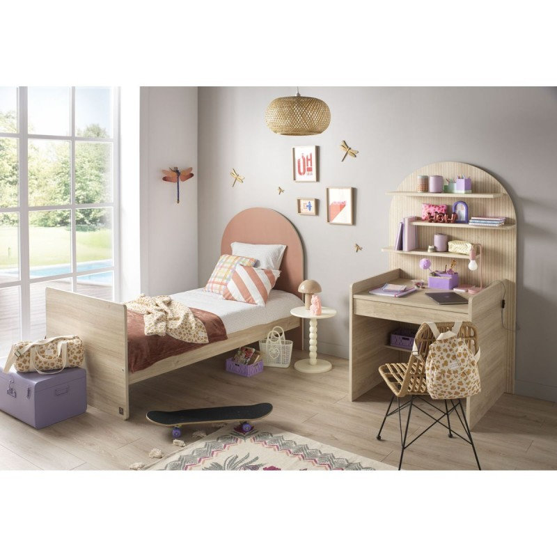 Pack Duo Arche Lit évolutif Terracotta + Commode à langer/Bureau Sauthon lifestyle 6