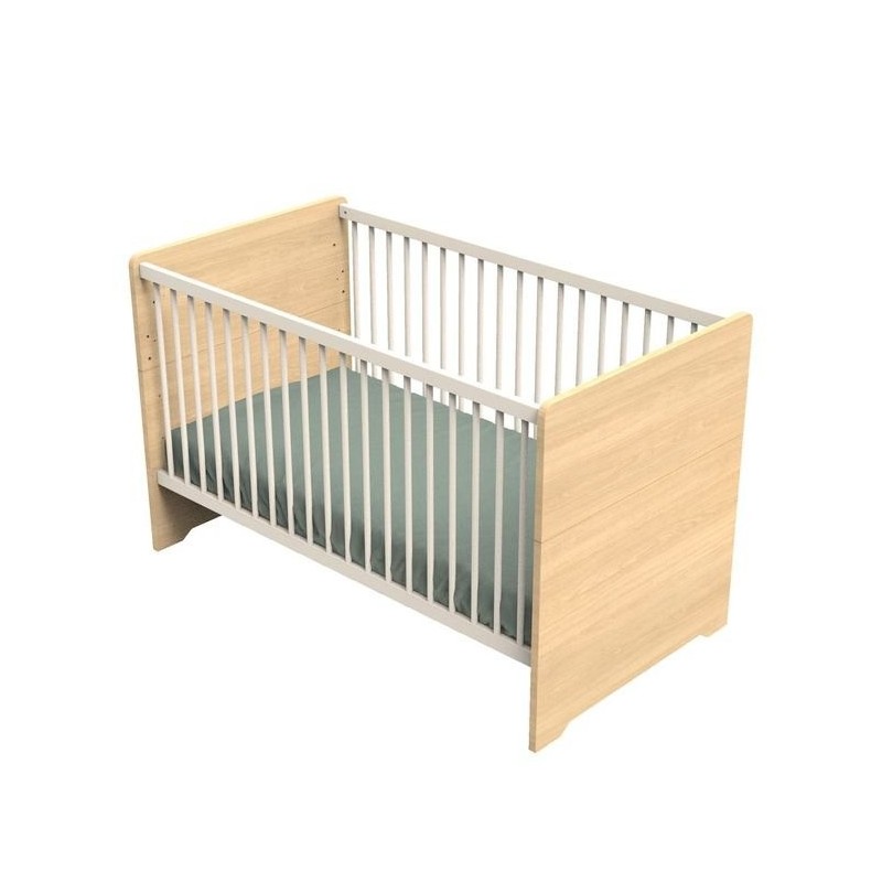 Lit Little Big Bed Vanille SAUTHON face lit barreaux