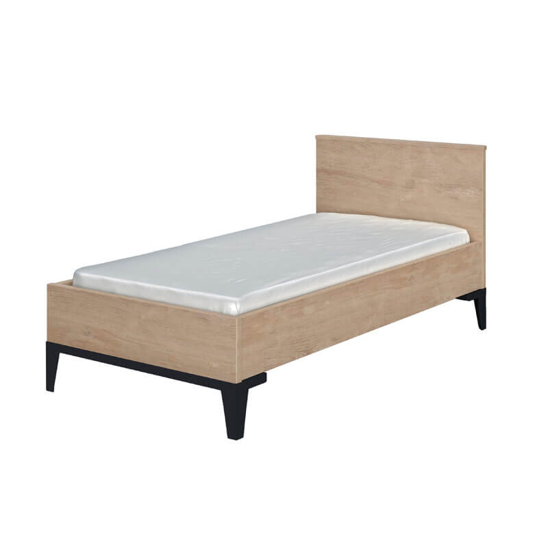 Lit bébé évolutif Marcel 70 x 140 cm Galipette lit junior noir