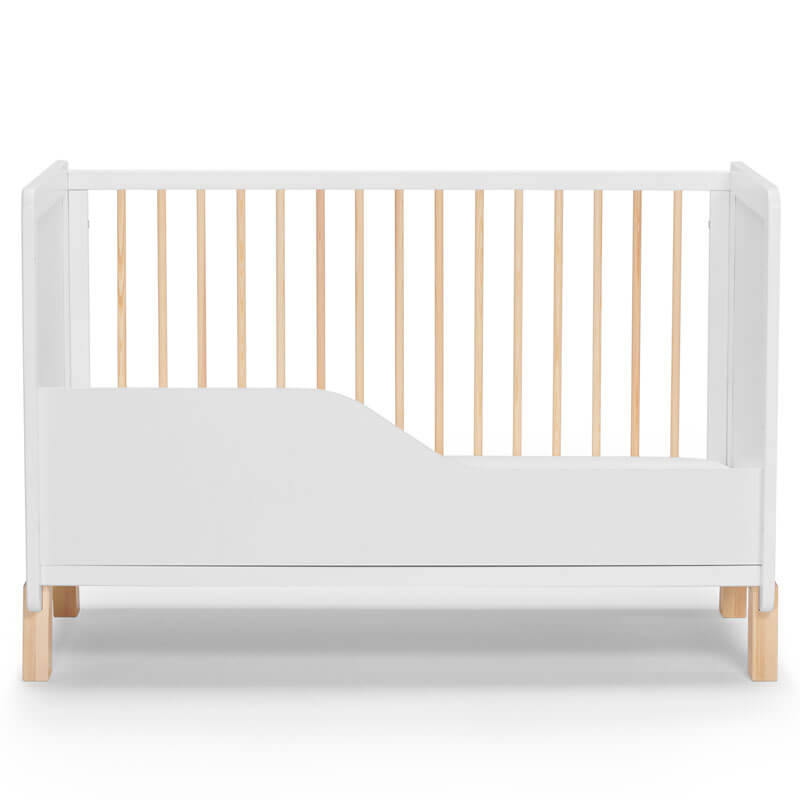 Lit bébé évolutif Nico 60 x 120 cm Blanc Kinderkraft barrière