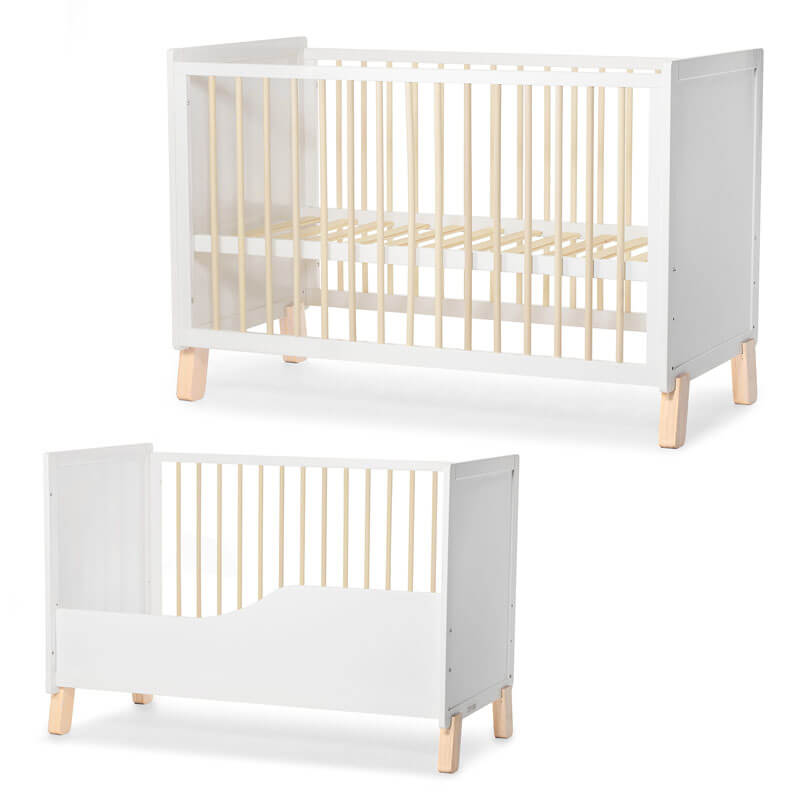 Lit bébé évolutif Nico 60 x 120 cm Blanc Kinderkraft utilisations