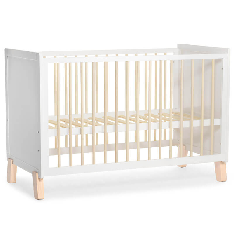 Lit bébé évolutif Nico 60 x 120 cm Blanc Kinderkraft - Bambinou